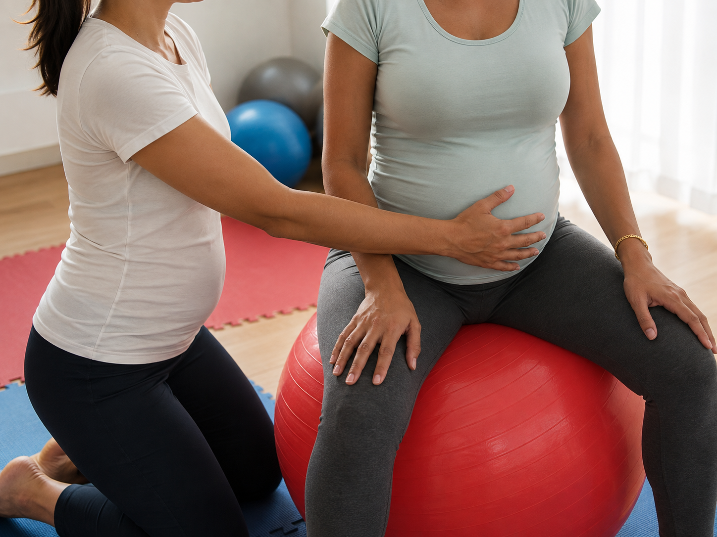 En nuestras clases de yoga para embarazadas trabajamos respiraciones que abren espacio, secuencias suaves para descargar lumbares y caderas, y estiramientos seguros para hombros y cuello.