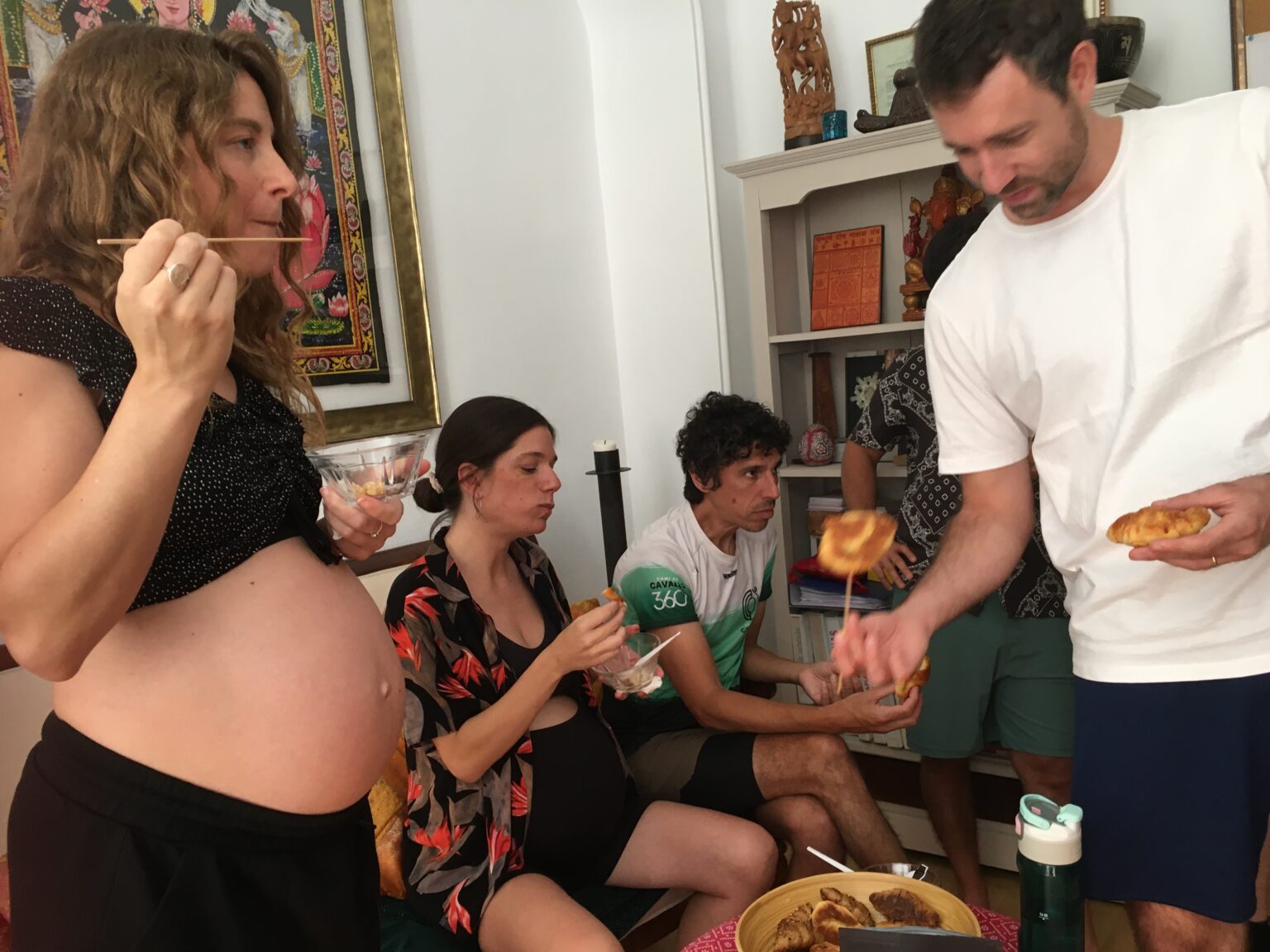 Practicamos masajes, uso de la voz, manejo del miedo y comunicación de pareja.